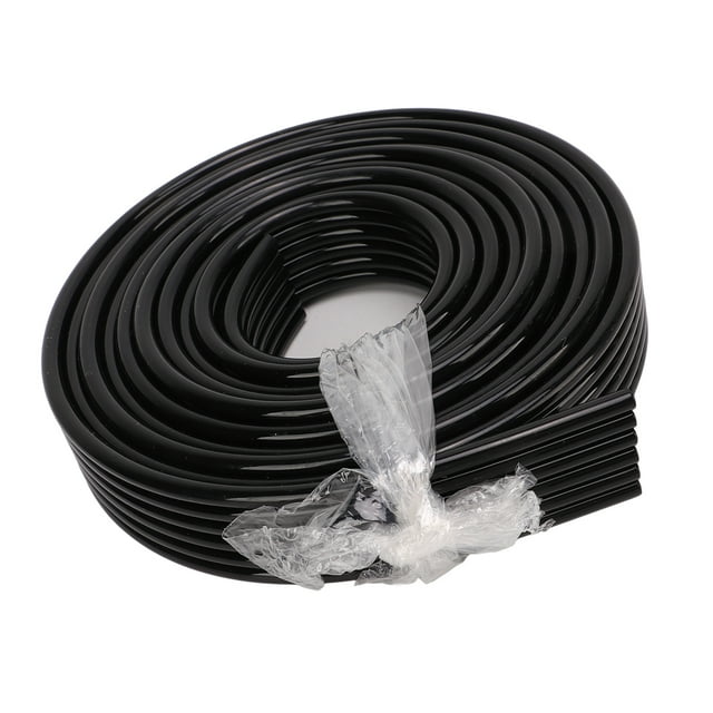 Ink Tubing, Ink Hose Light Weight 6 Lines 3 Meter Length Toughness for Tablet Machines Transparent,Black