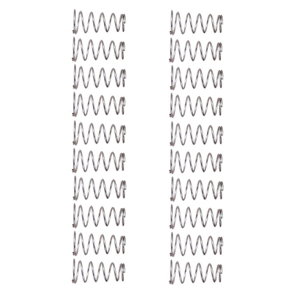 20 piezas de hierro Pickup Bridge Taiiece Saddles Spring para guitarra eléctrica Plata shamjiam Guitar Pickup Mount Spring