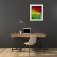 thumbnail image 3 of Burkhart, Monika 19x24 White Modern Wood Framed Museum Art Print Titled - Curves of Color II, 3 of 4