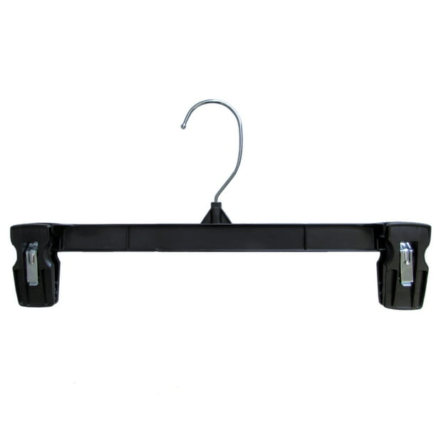 Hanger Central Recycled Heavy Duty Plastic Bottoms Hangers with Ridged