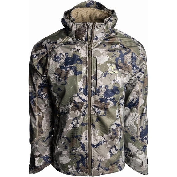 King's Camo XKG Down Hooded Transition Jacket | Large | 800 Fill Power | Water Resistant | Windproof | Ultra Lightweight
