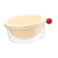 thumbnail image 3 of simhoa Kitchen Strainer Colander Bowl Berry Pasta Salad 2 in 1 Kitchen Colander Set White 24x10.5cm, 3 of 8