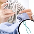 thumbnail image 3 of Wosthever Abrazadera de soporte de bobina, accesorios de costura de plástico, suministro de bordado, máquina organizadora de hilos, gran regalo Artesanía verde, 3 of 6