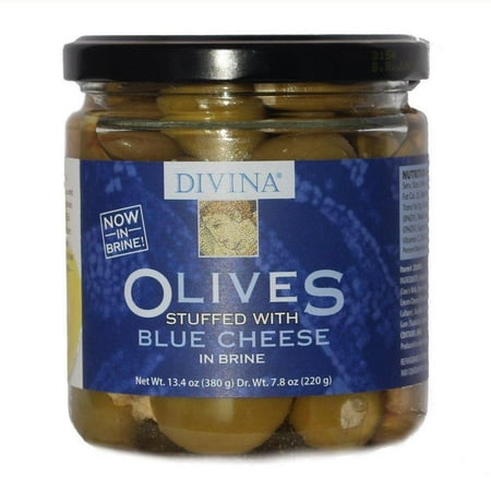 6 Pack : Divina Olives Stuffed With Blue Cheese, 7.8-ounce