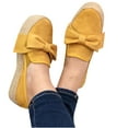 thumbnail image 4 of Fesfesfes Shoes Women Round Toe Solid Color Casual Asakuchi Knot Sponge Cake Fashion Shoes 41(8.5), 4 of 6