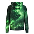 thumbnail image 4 of Afuyipoi Sun Protection Men's Tops,Face Mask Printed Tie-Dye Breathable Hooded Cooling Clothing Green 3XL, 4 of 7