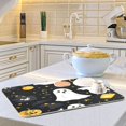 thumbnail image 6 of Dish Drying Mat Microfiber Kitchen Pad Large Counter Absorbent Dish Mats Drainer Rack 16"x18" Cute Halloween Icons, 6 of 8