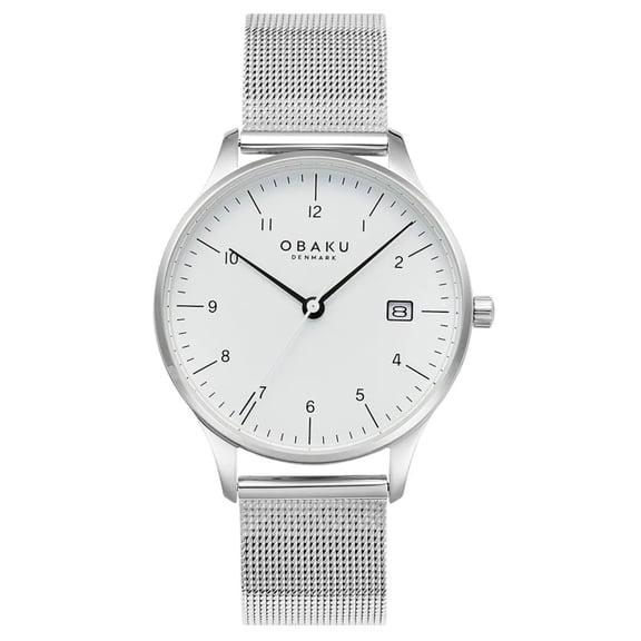 Obaku Women's Chia Lille White Dial Watch - V298LDCWMC