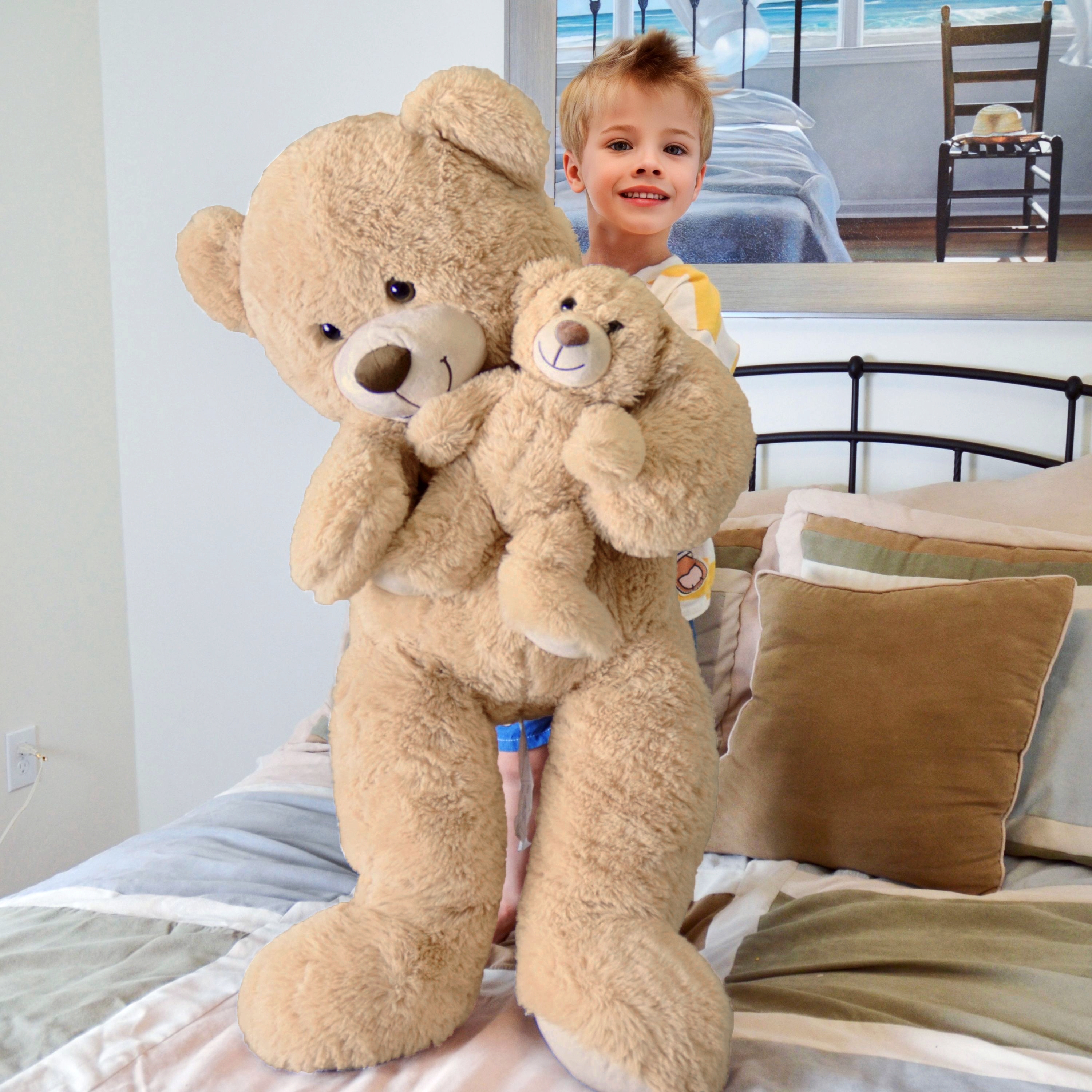 MaoGoLan Mommy and Baby Teddy Bear 39-Inch Plush Set photo 4