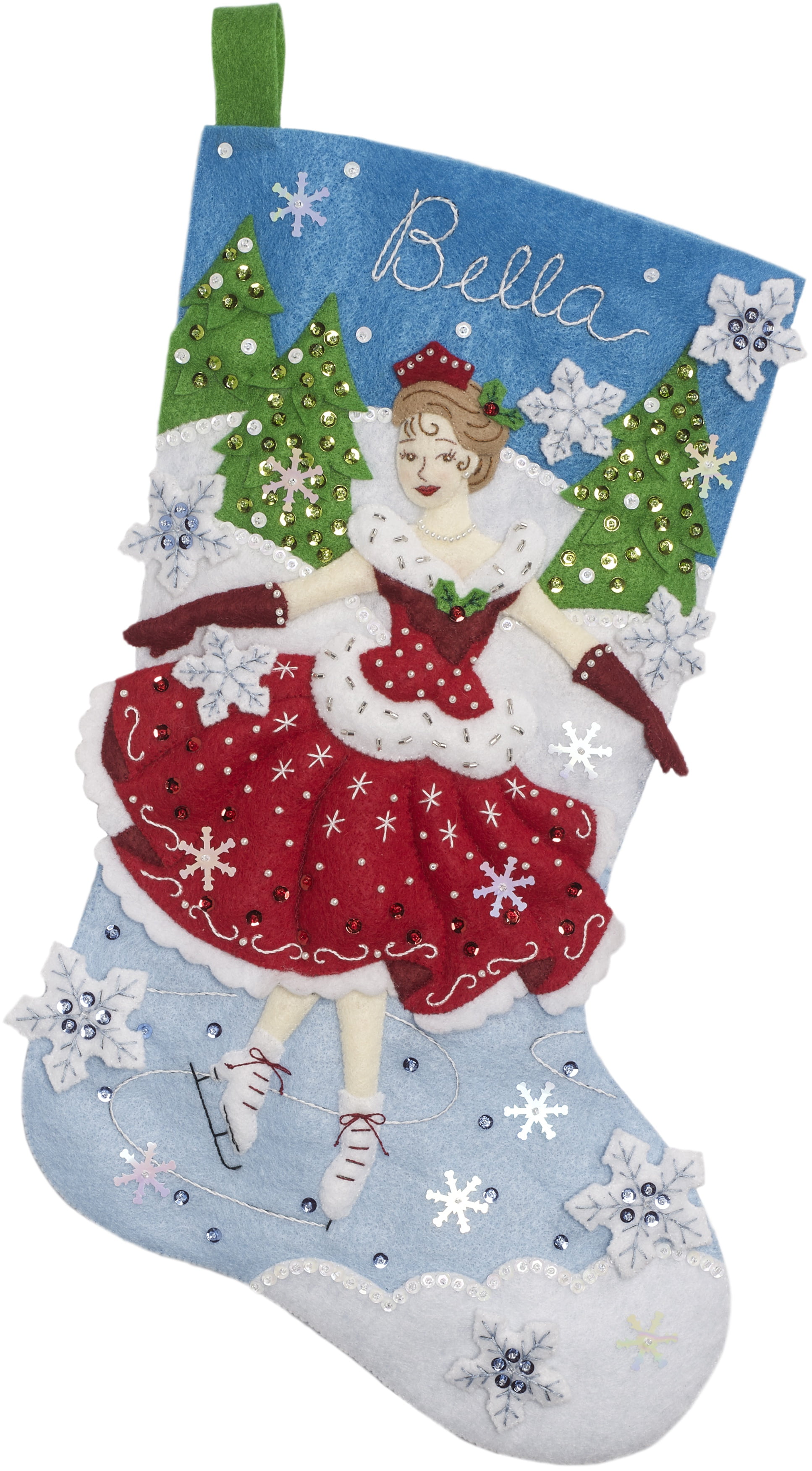 Bucilla Seasonal - Felt - Stocking Kits - A Christmas Skate