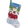 thumbnail image 2 of Bucilla Felt Stocking Applique Kit 18" Long-A Christmas Skate, 2 of 2