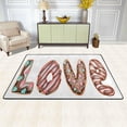 thumbnail image 2 of SKYSONIC Watercolor Cookies Love Non-Slip Area Rug, Valentine Floor Carpet Comfort Floor Mats Decor for Indoor Front Porch Living Room Bedroom Kitchen, 36"x24", 2 of 5