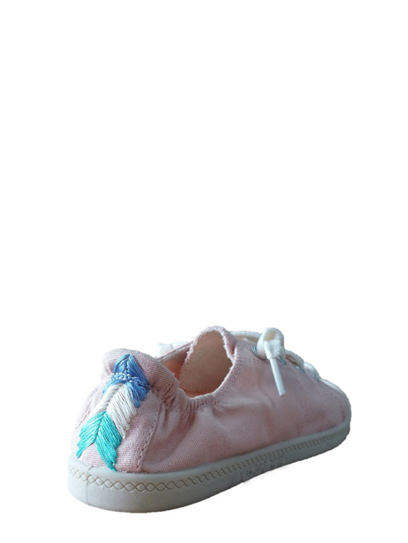 women's time and tru scrunch back canvas sneaker