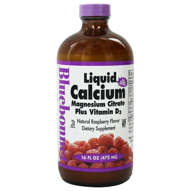 Nutrition Calcium Magnesium Citrate Plus Vitamin D3 Liquid