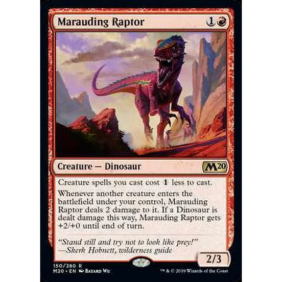 MtG Core Set 2020 Marauding Raptor #150