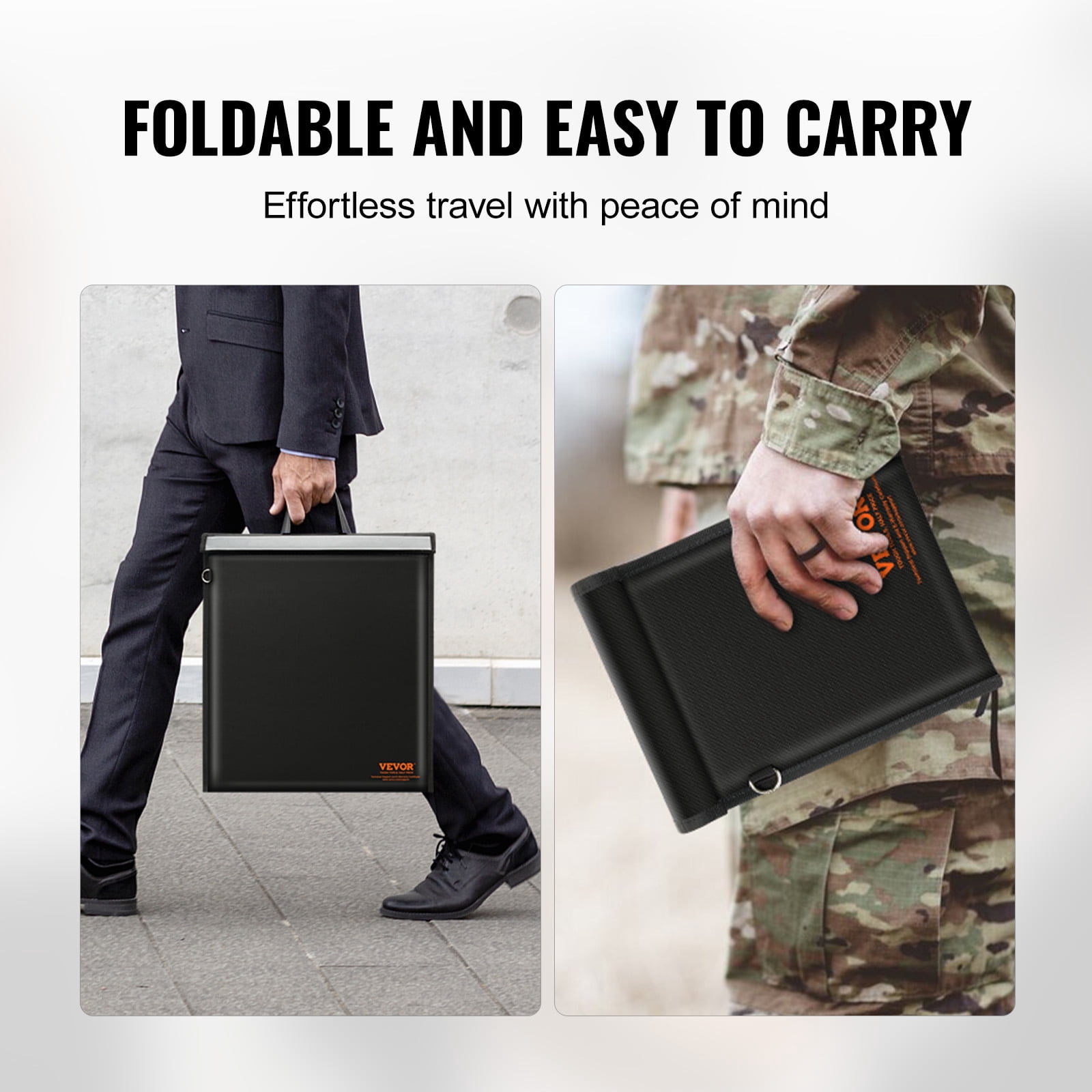 VEVOR Faraday Bag, 4 Pack Faraday Pouch Set for Laptop(16.9x15"), Tablet(13x10.2"), Phone(7.87x4.7") & Radio(10.6x7.8"), Fireproof Signal Blocking Holder Faraday Pouch for Anti-Theft & Anti-Hacking