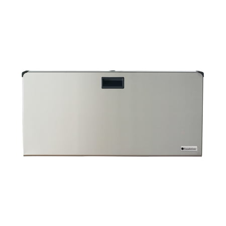 Foundations Stainless Steel Frameless Horizontal Baby Changing Station, Surface-Mounted (5410339)