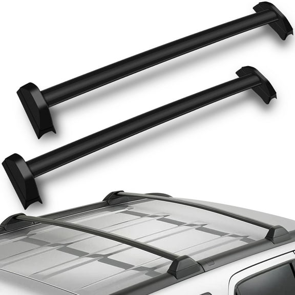 2x For 2002-2006 Honda CRV CR-V Black Roof Rack Cross Bars Luggage Carrier 2x