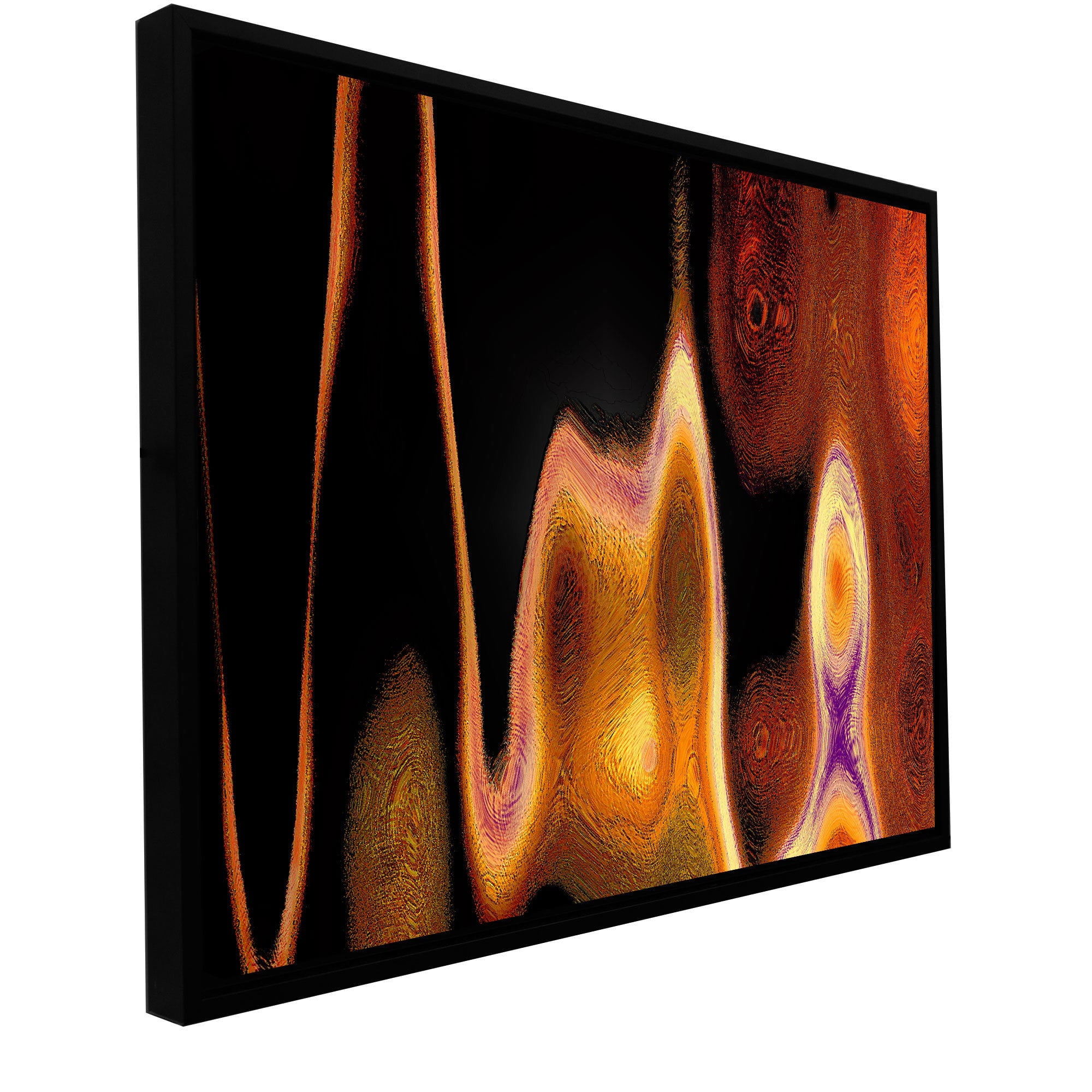 ArtWall Dean Uhlinger "Beginnings" Floater Framed Gallery-Wrapped Canvas