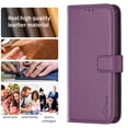 thumbnail image 6 of Premium High Quality Wallet Case For Samsung S20 Ultra, Strong Magnetic Clasp Case with [RFID Blocking] Card Holder Kickstand Magnetic,Leather Flip Case for Samsung Galaxy S20 Ultra, Purple, 6 of 8