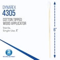 thumbnail image 4 of Applicator, Cotton Tip, 6 In, PK 100, 4 of 4