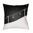 thumbnail image 2 of Surya  Ski Lift Square Throw Pillow - Blue & White - 18 x 18 x 4 in., 2 of 2