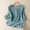 Sky Blue, variant on Endives Women's Embroidered Tops Solid Color Pleated Cotton Linen Shirts Blouse Spring Summer