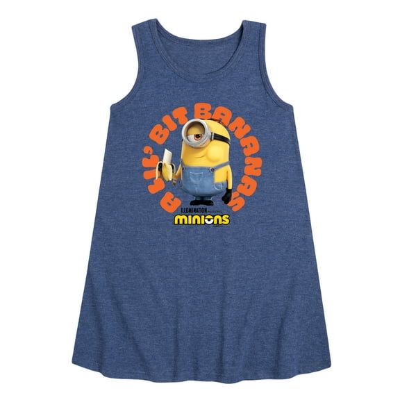 Despicable Me - A Lil Bit Bananas - Toddler & Youth Girls A-line Dress