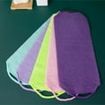 thumbnail image 6 of Home Gifts Matoen Exfoliating Back Scrubber Towel with Handles Two Sides for Body Shower Deep Cleans Skin Massages Towel 7.9x17.7inch Gray, 6 of 9