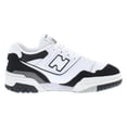 thumbnail image 2 of New Balance 550 GS Boys Shoes Size 5.5, Color: White/Black, 2 of 5