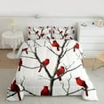 thumbnail image 2 of Castle Fairy Teens Cardinal Bird 3 Pieces Queen Comforter Set,Merry Christmas Ultra Soft Bedding Sets,Festival Xmas Bedding Comforter Set,Ultra Soft Home Decor, 2 of 8