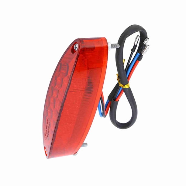 Luz Trasera De Freno De Motor Ultrabrillante De 28 LED Impermeable Para Motocicleta Con 23 LED Rojos 5 Blancos Para ATV LTZ King Quad Runner DR DRZ 650 400 Dual Sport Custom