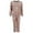 Brown, variant on em & alfie Dog Lover Plush Crewneck Pajama Set (Women)