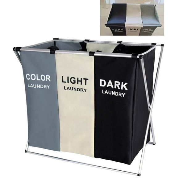 Laundry Hamper 3 Section