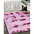 thumbnail image 3 of Ahgly Company Machine Washable Indoor Rectangle Abstract Pink Cupcake Pink Area Rugs, 5' x 8', 3 of 7