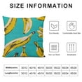 thumbnail image 5 of ONETECH Banana Pillow Covers,Decorative Throw Pillow Banana Fruit Pattern Sketch Style Pillow Cases  Outdoor Indoor Square Cushion Covers for Home Sofa Couch Blue Yellow, 5 of 5