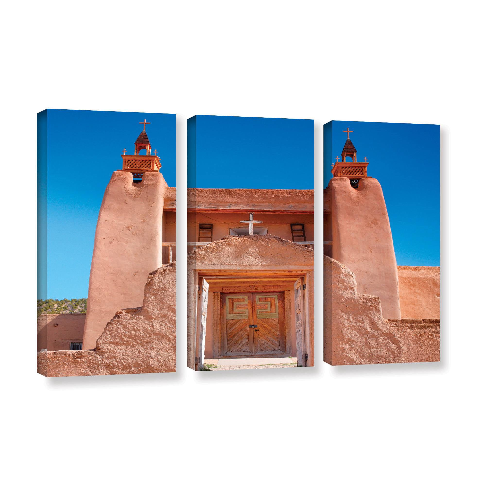 ArtWall Steve Ainsworth "Gate To San Jose De Garci" 3-Piece Gallery-wrapped Canvas Set