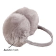 thumbnail image 2 of Cache-oreilles d'Hiver en Fausse Fourrure, Cache-Oreilles Chauds, Mignons, Pliables, Chauffe-Oreilles d'Extérieur, 2 of 5