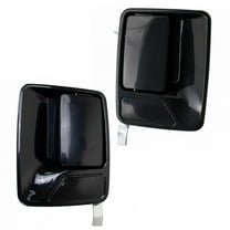 TRQ Smooth Rear Outside Exterior Door Handles Set for Ford Pickup DHA36953