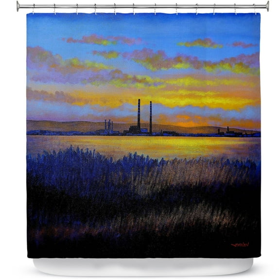 Shower Curtains 70" x 93" from DiaNoche Designs by John Nolan - Clontarf I