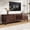 Dark Brown 15P, variant on 78 Inch Mid Century Modern TV Stand for 65+ Inch TVs, Walnut Entertainment Center with Storage Cabinets and Drawer for Living Room