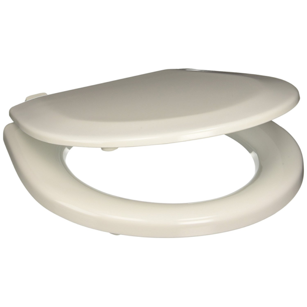 Bemis TC50TTA000 Marine Bowl Molded Wood Toilet Seat, White NEW FREE