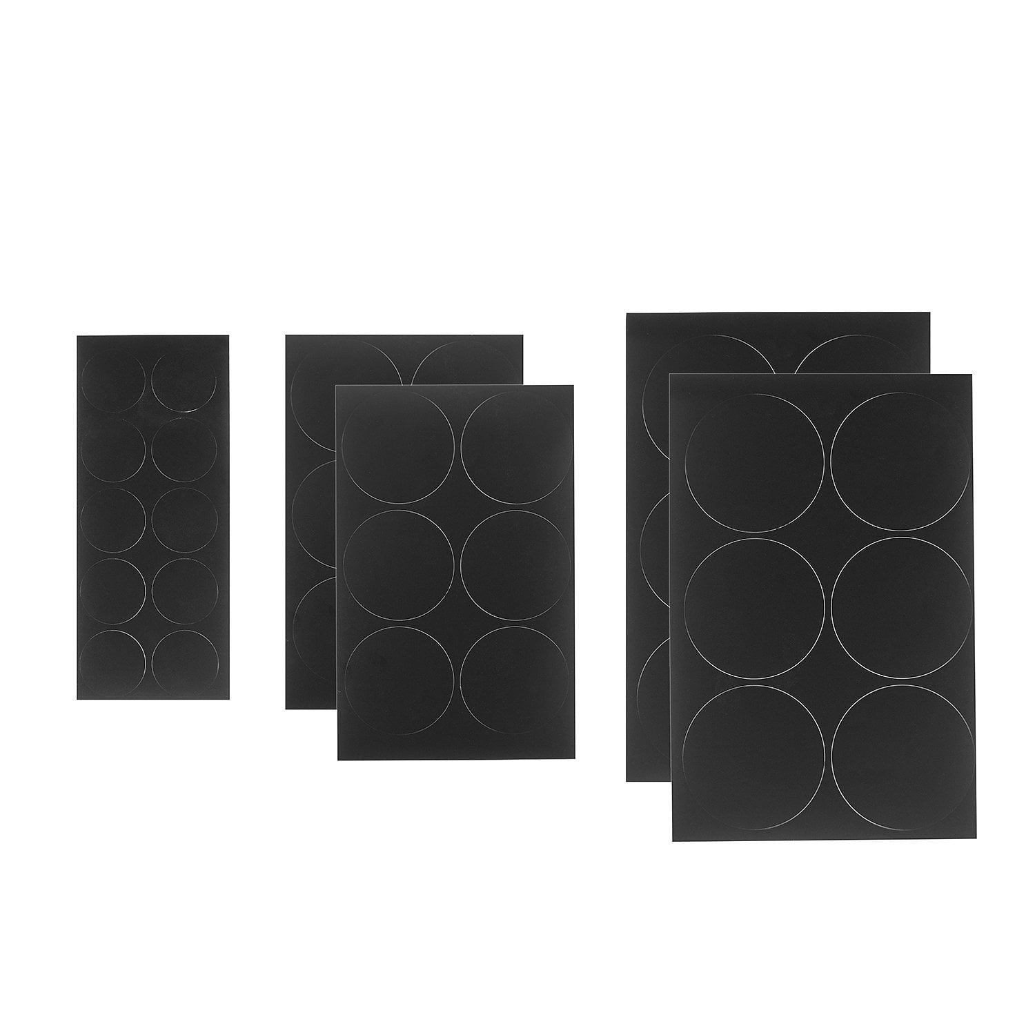 Vinyl Fancy Rectangle Chalkboard Labels ζ Black Reusable Wedding Decal Sticker 