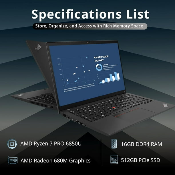 美品 Lenovo ThinkPad T14 Gen3 Ryzen5 16GB LENOVO 21CF005TUS ThinkPad T14 Gen 3 14