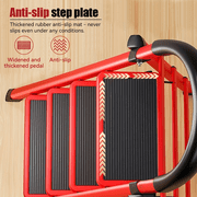 MAXVINI 3 Step Lightweight Folding Step Ladder Aluminum Step Stool with Widened Anti-Slip Strip Pedal Convenient Handgrip,Multi-use for Household and Office
