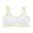 Yellow, variant on LIIPEE Girls Underwear Soft Comfort Cartoon Printed Stretch Sports Seamless Bra Training Bras Infant Trendy Undies,Beige,10-14 Years