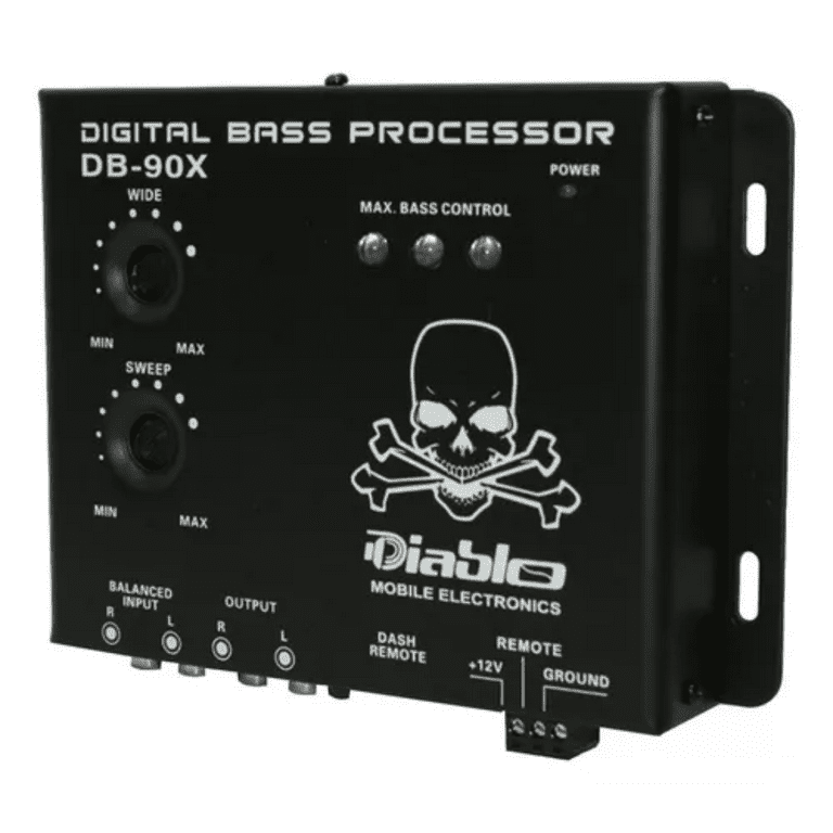 Diablo DB-90X New Digital Black Bass Processor Amplifier with Dash