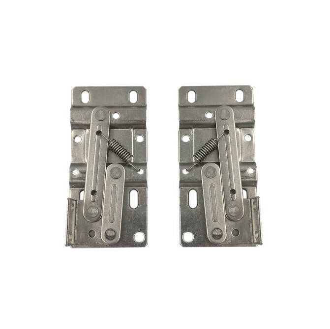 JINGT 45 Degree Down Flap Door Hinge Down Door Spring Hinge Connector