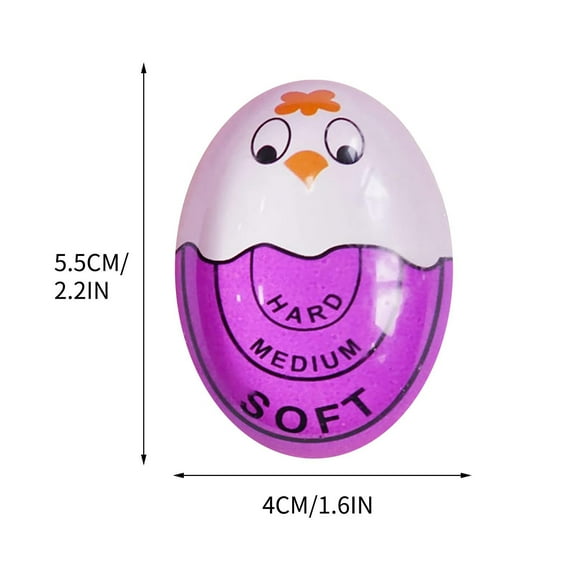 potrochi Egg Timer Sensitive Hard & Soft Boiled Color Changing Indicator, Egg Timer for Boiling Eggs Soft Hard Boiled Egg Timer That Changes Color When Done