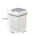 thumbnail image 3 of Miogawg Trash Can, With Lid, Automatic Touchless Garbage Can, Smart Trash Basket For Bathroom, Bedroom, Laundry, Office, 3 of 9